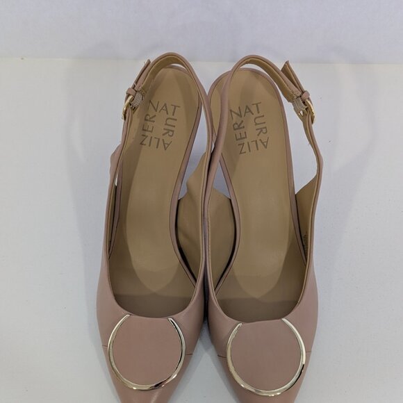 NWOB Naturalizer "Nora" Nude Rose Slingback Heels Pumps. Size 8.5 - Picture 6 of 7